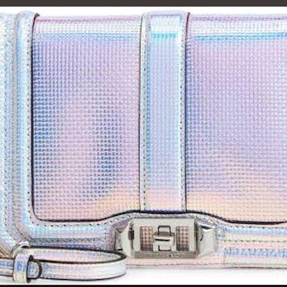 Rebecca Minkoff Small Love Iridescent Crossbody Bag